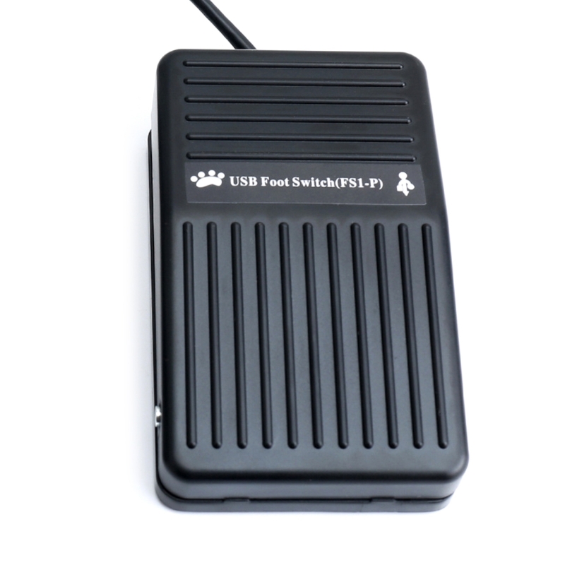 USB Foot Pedal Switcher Customizable Single Key Footswitch Game Control for Efficient Computer Operates for