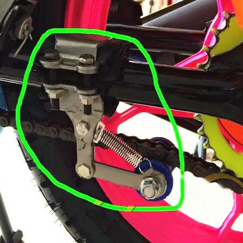 Tendeur de chaîne de moto universel, tendeur de chaîne, rouleau