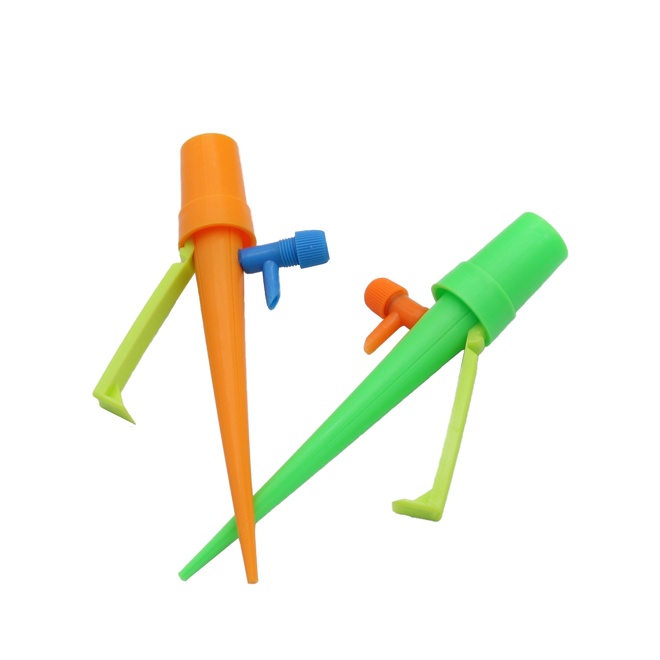 1 Pc Plant Adjustable Automatic Spiked Self Watering Device with Support Bracket Garden Irrigation Spike Stake Watering Drippers