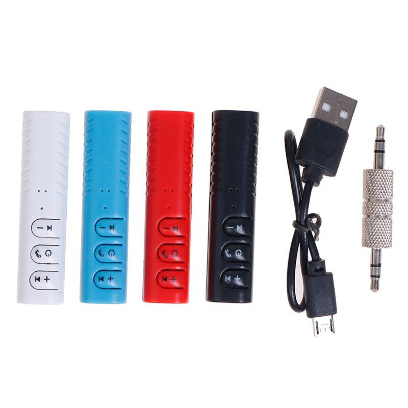 Universal 3.5mm Jack Bluetooth Carkit handsfree Music Audio Music Receiver Adapter Auto AUX Kit for Speaker Headphone Car