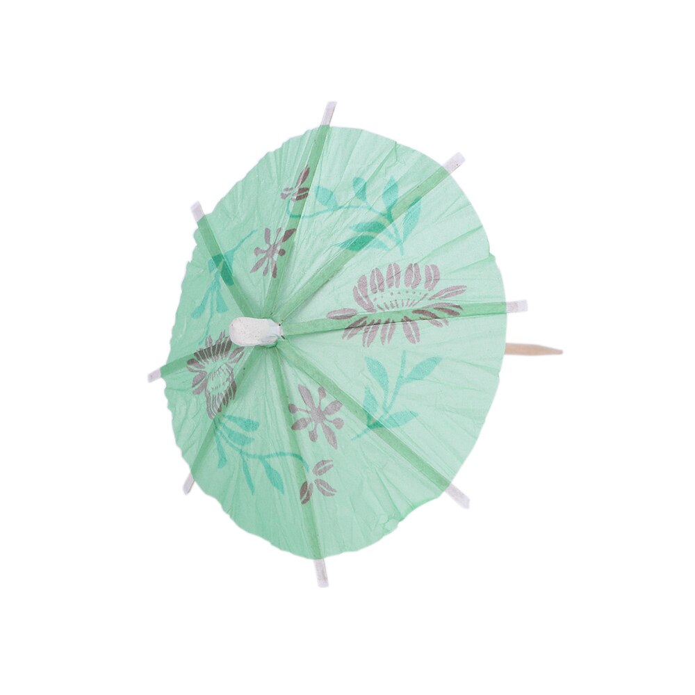 Parasol en papier pour décoration de Cocktail, parapluie, décor de boisson glacée d&#39;été, 50pcs