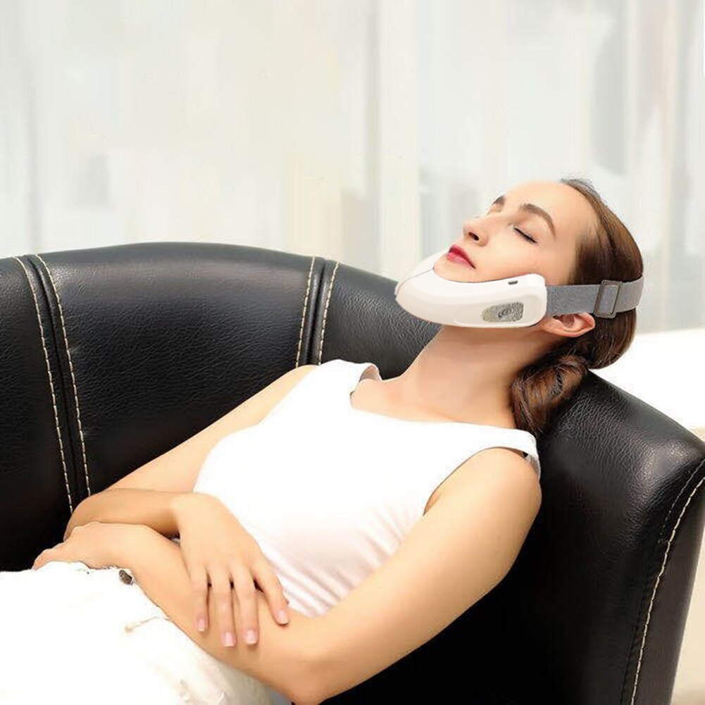 Face Chin V-Line Lift Up Belt Remote ControlLED Photon Therapy Facial Lifting EMS Facial Slimming V-Face Care Device