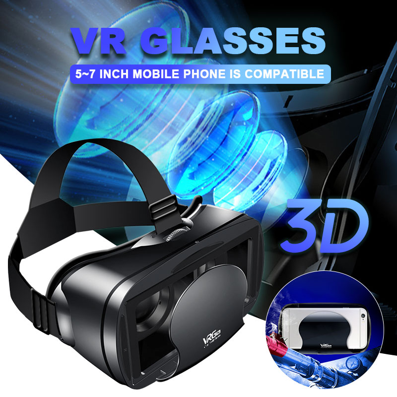 5 ~ 7 zoll vrg pro 3d vr-brille virtual reality vollbild-visual-weitwinkel-vr-brillenbox für 5 to 7- zoll-smartphone-brillen