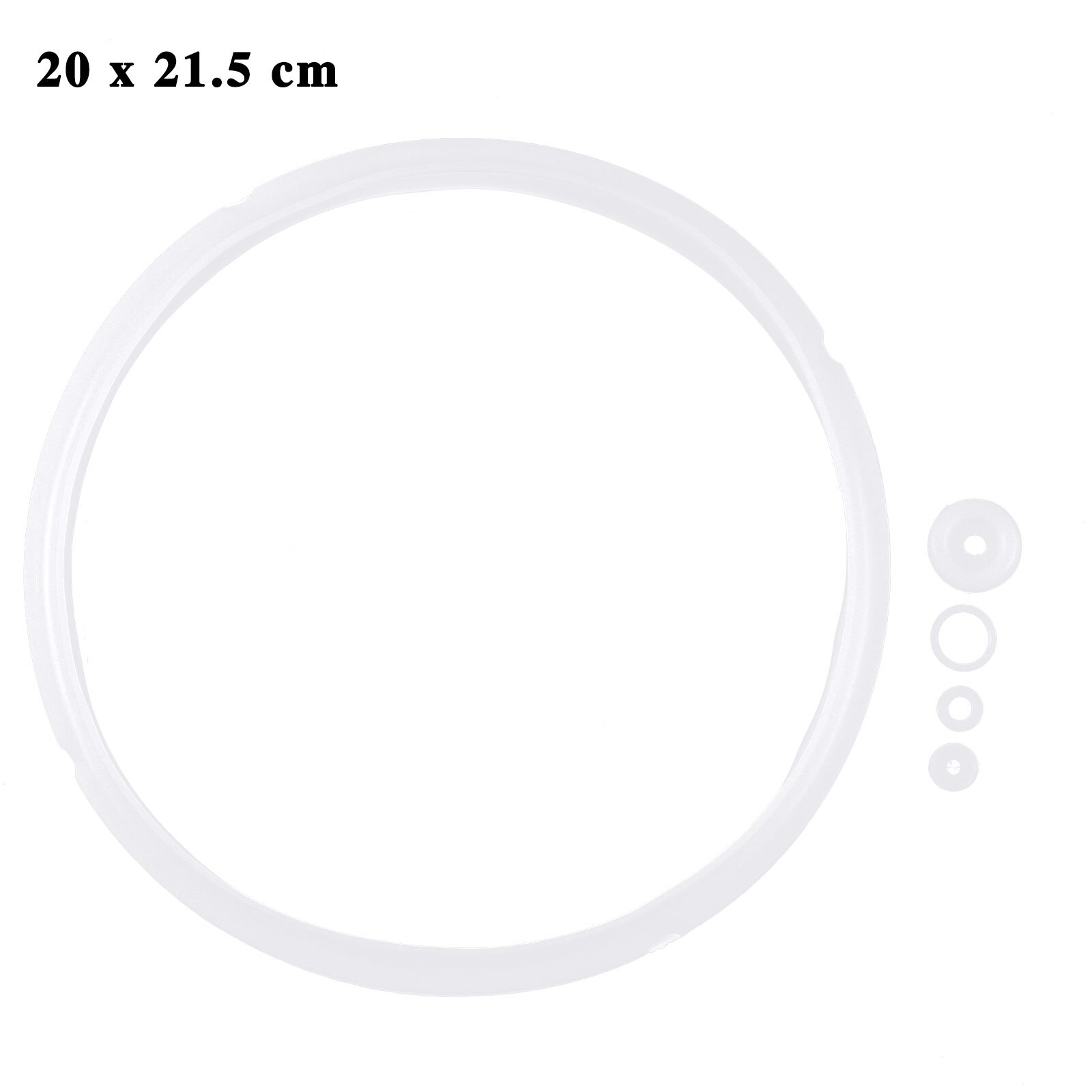 2 Pressure Cooker Sealers Reusable Silicone Sealing Rings Kitchen Cooking Pot Pan Gaskets Universal Stainless Steel Cooker Seals: Type 2