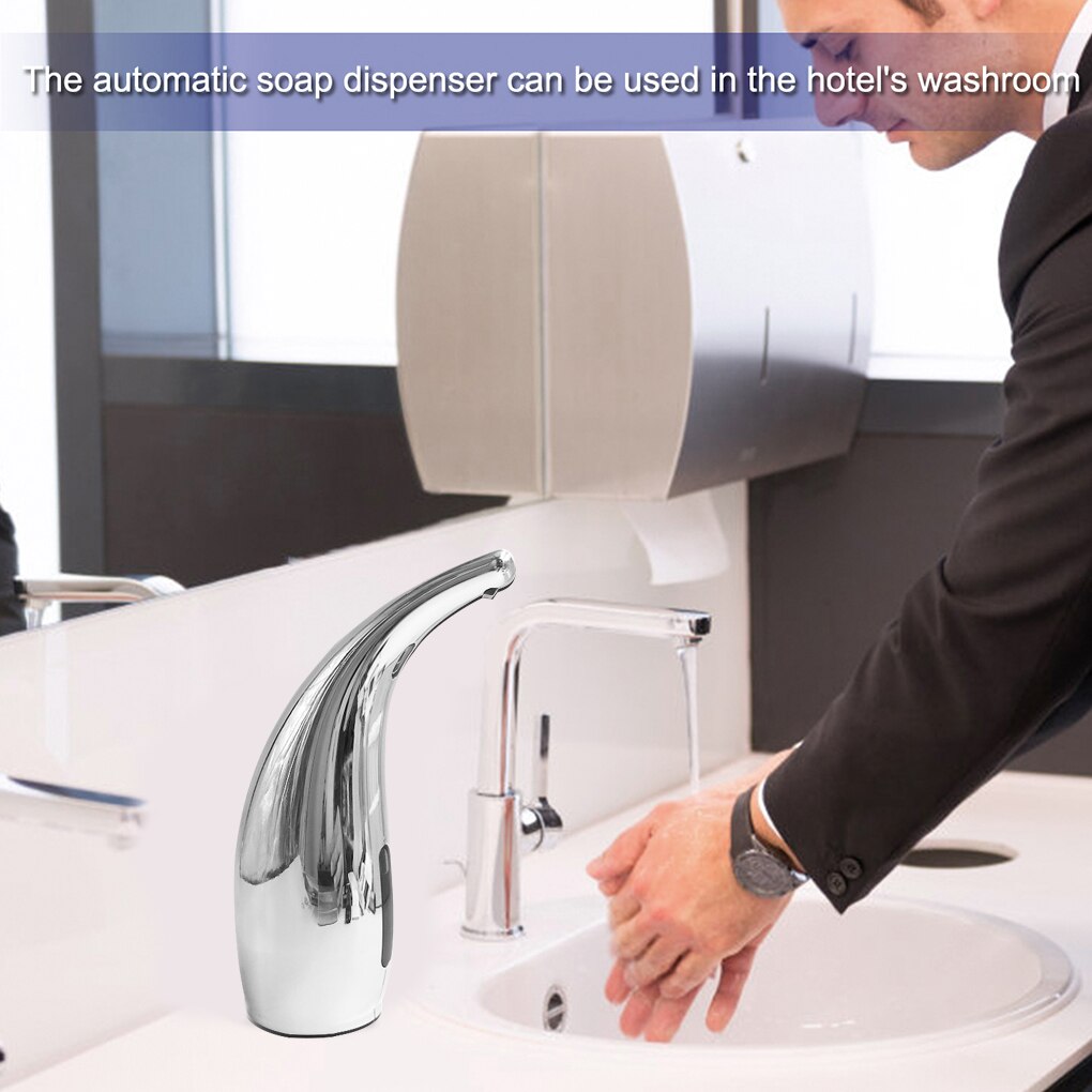 Dispensador automático de jabón líquido, Sensor inteligente infrarrojo, sin contacto, ABS, para cocina y baño,