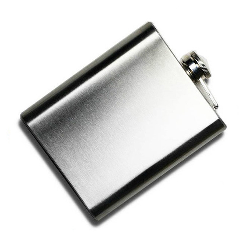 Petaca personalizada de acero inoxidable con embudo para licor Whisky vino 4 5 5 5 6 6 7 8 9 10 18 OZ al aire libre frascos de bolsillo portátil botella de Alcohol