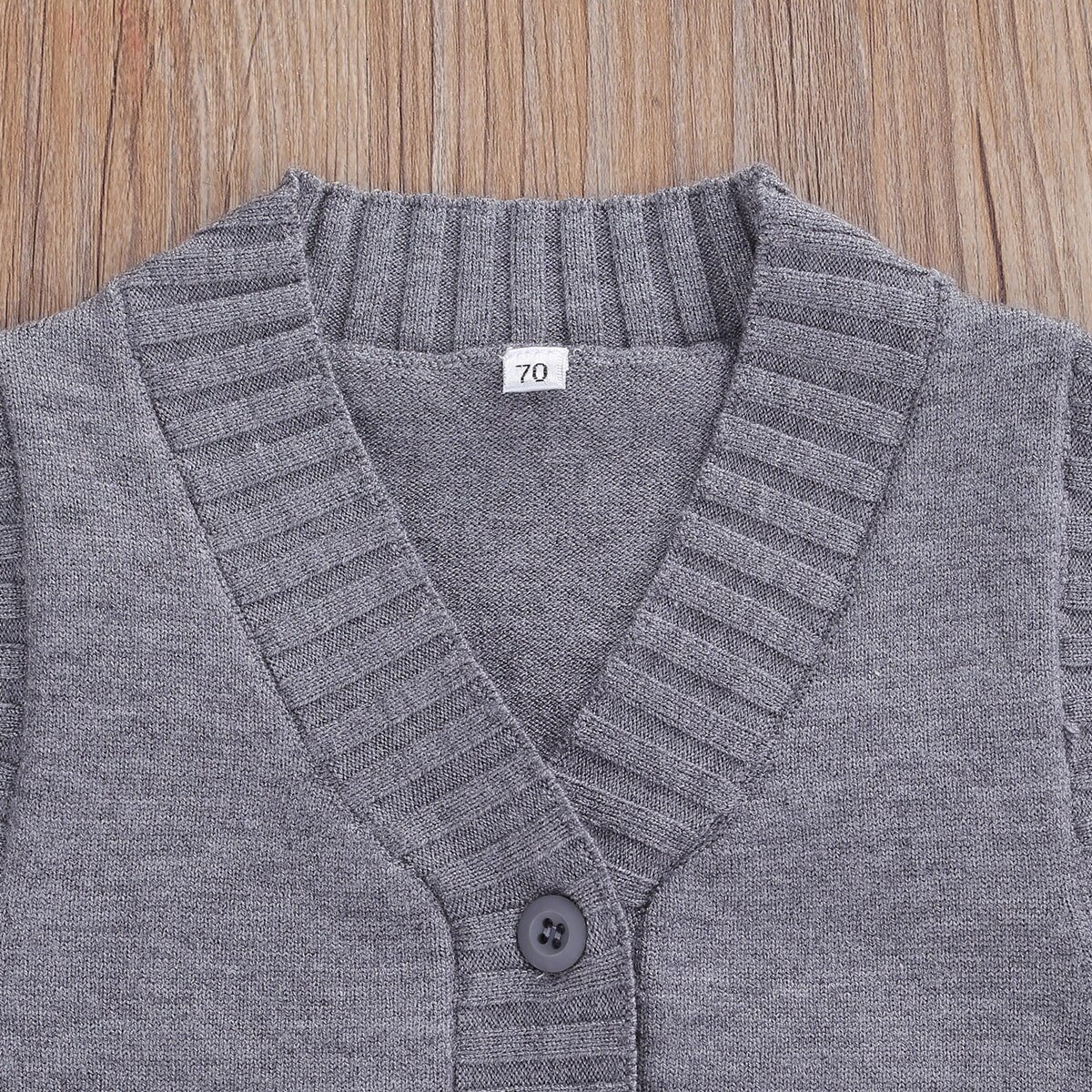 Kids Vest Winter Autumn Cotton Warm Sleeveless Jacket Button Children Vest Girls Knitted V-neck Toddler Boy Coat Waistcoat