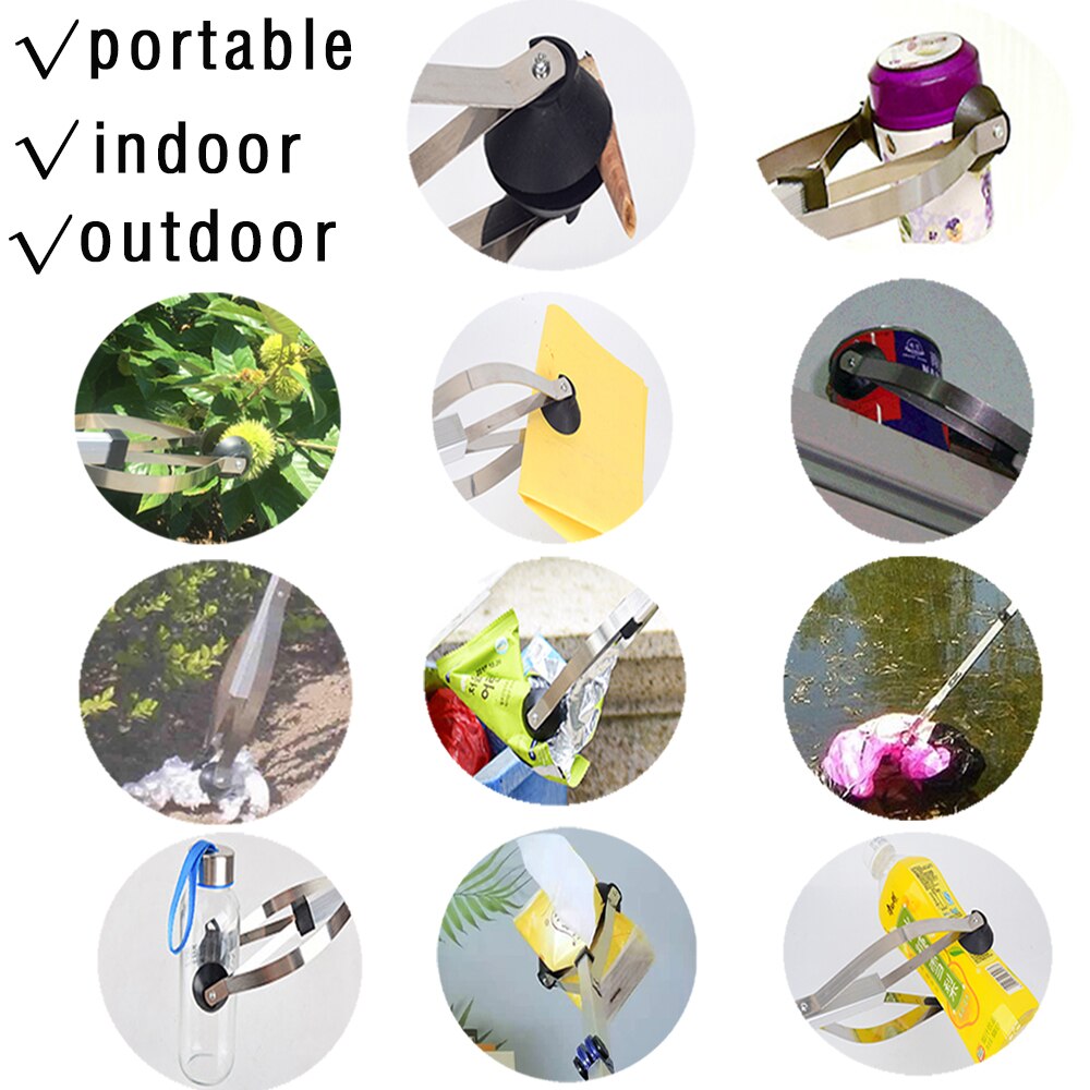 Garbage Picker Up Clip Folding Household Pickup Cleaning Tools Products Home Sweeper Portable Outdoor Garden Pick Up Trash Tools