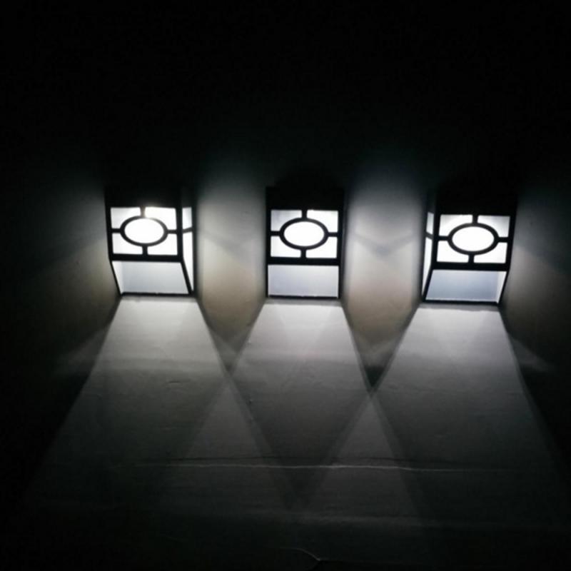 Güneş enerjili duvar led ışık su geçirmez montaj işık açık bahçe Güneş enerjili duvar led ışık su geçirmez montaj işık açık bahçe