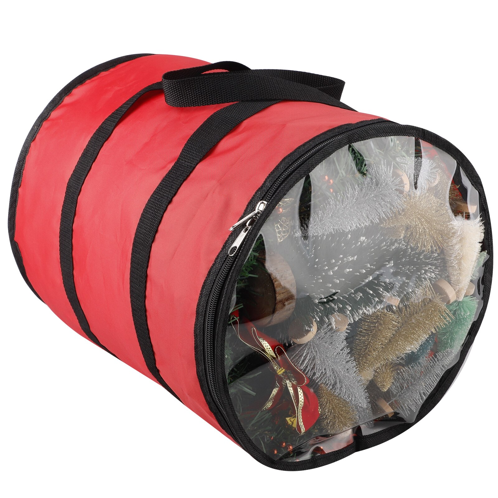 Christmas Light Storage Bag Organizer Storage Nylon Storage Bag Easy To Store Handle Easy To Use Nylon Material Lights Zip Sack