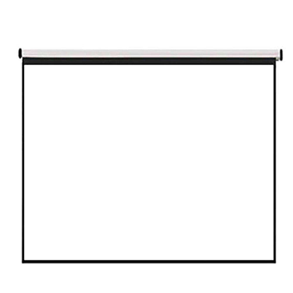 60inch 4:3 Wall Mounted Matte White Projection Pull Down HD Screen Canvas LED Projector Screen For Home Theater office