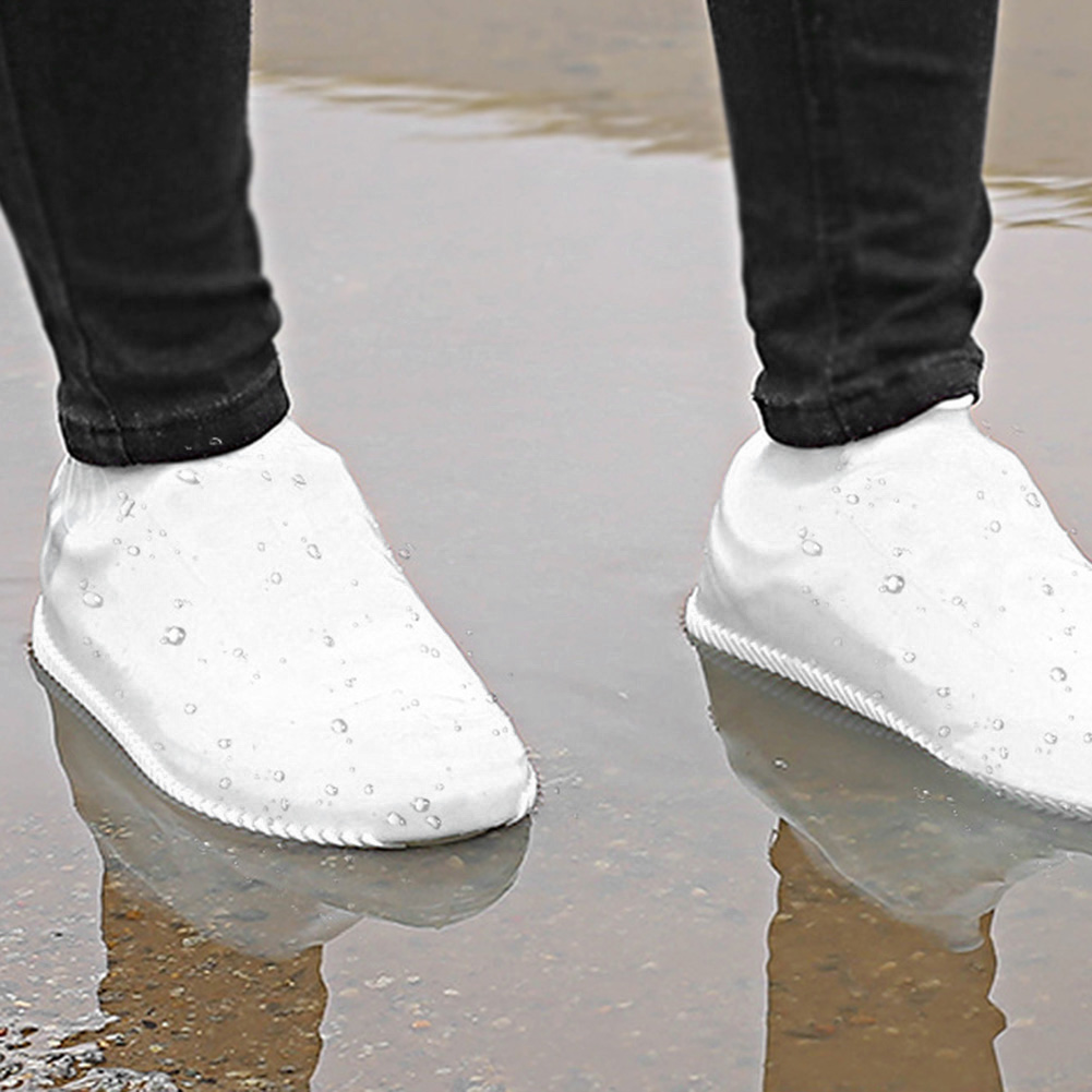 Silicone Overshoes Reusable Waterproof Shoes Covers Rain Boots Wear-Resistant Non-slip