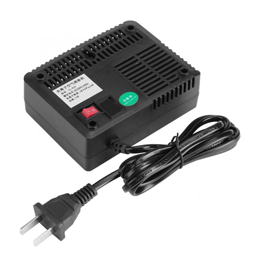 220V Black Intelligent Negative Ion Anion Generator Room Car Ionizer Air Purifier Air Cleaner Home Disinfection Air