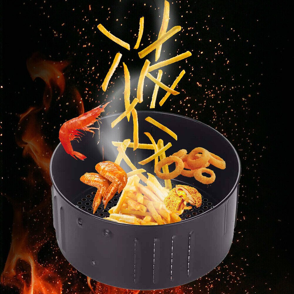 Olie pan airfryer mand frituur accessoires gietijzer 1 st 2.6 / 3.5l