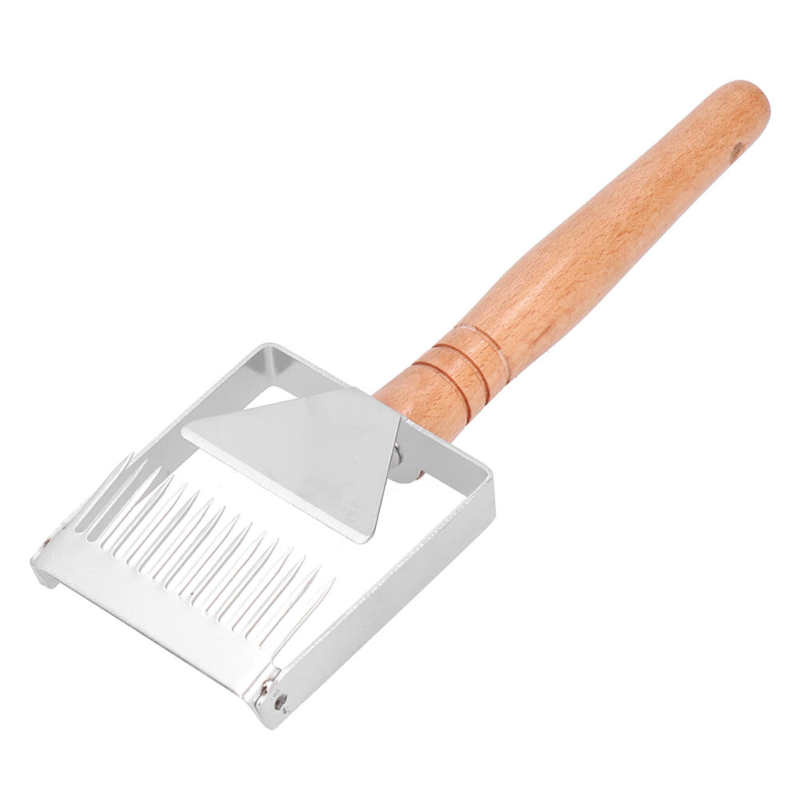 Honey Fork Scraper Shovel Stainless Steel Bee Hive Nest Uncapping Beekeeping Tool Hand Tool