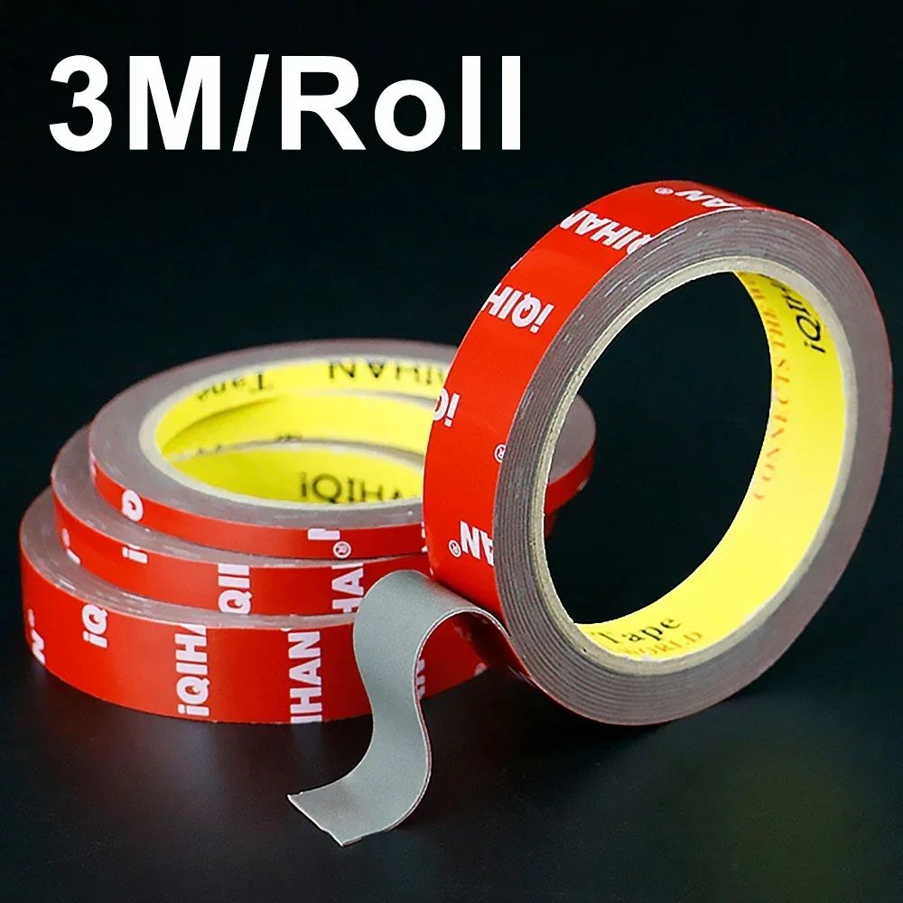 Double Sided Tape Super Strong Waterproof Acrylic Foam Thicken Adhesive Tapes Heavy Duty Mounting Traceless Stickers Home Car: 35mm / 12M