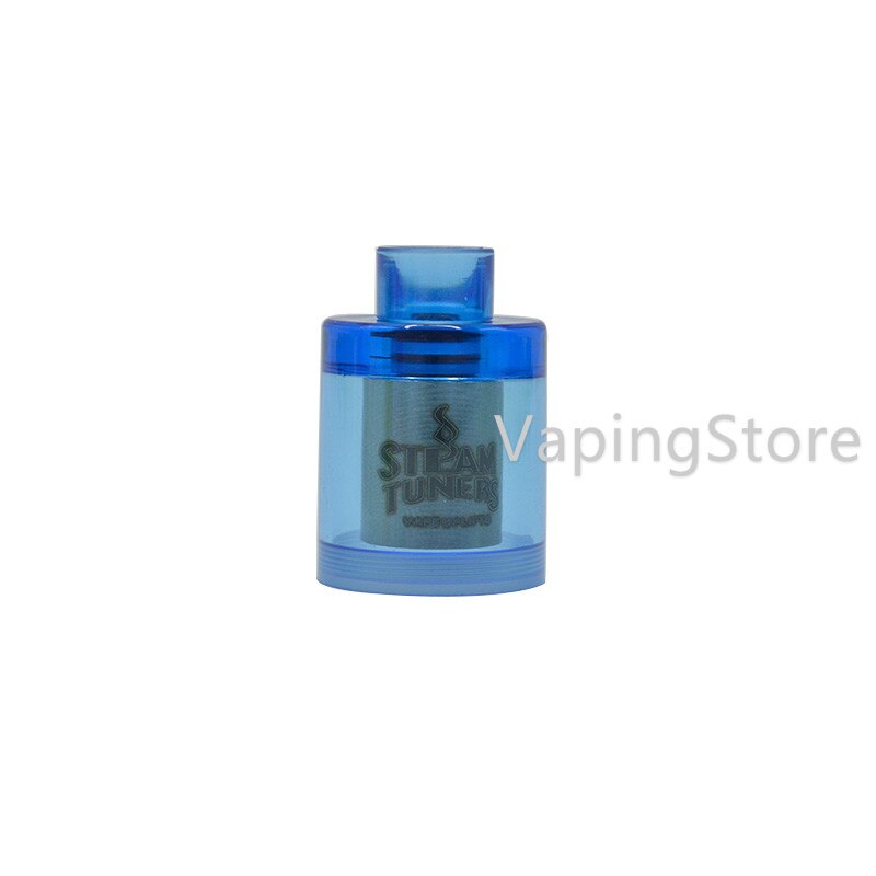 Kayfun-cinco peones Kayfun Lite Plus Kayfun 4 Kayfun V4, timbre con gorra de acrílico, repuesto de tapa superior: Blue