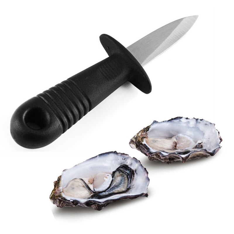 Sharp Stainless Steel Oyster Knife Protect hands Oyster Shucker Shell Seafood Opener Tool Kitchen cutter gadgets 2 Styles