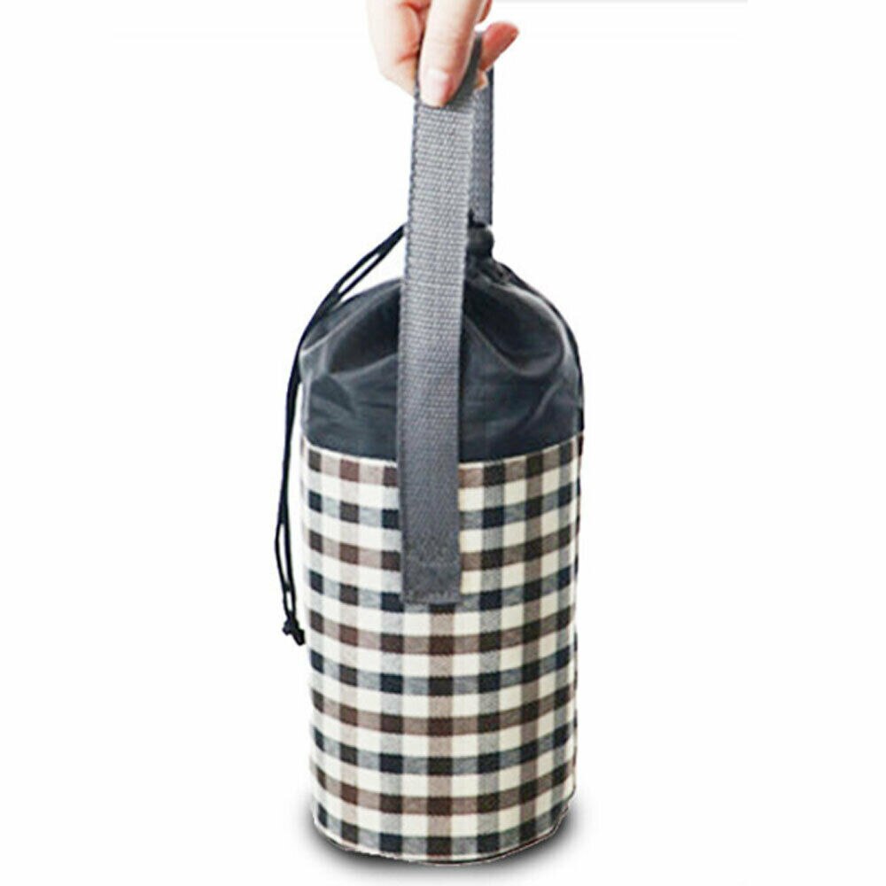 Portable Insulated Food Container Bag Thermos Cooler Picnic Tote Lunch Box