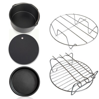 Kitchen Set Fryer Accessories 8Pcs/Set Air Fryer Accessories Set Cooking Tool Baking Kitchen Tools Utensil Shippin: 7 inch 5 pieces
