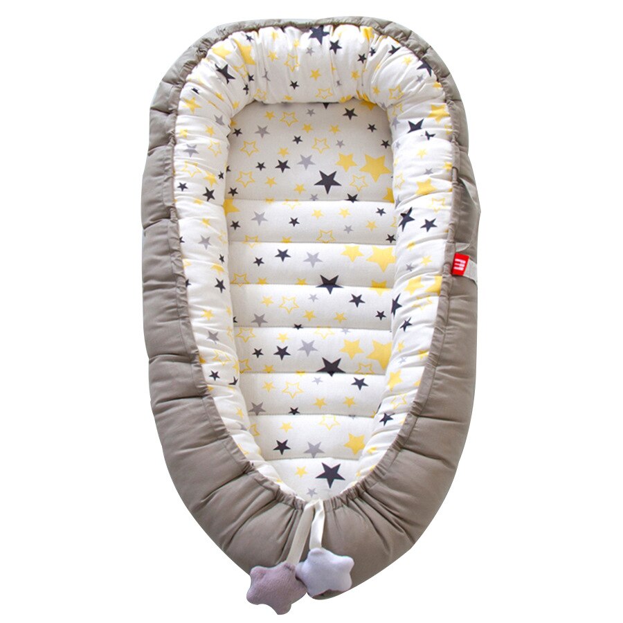 Pasgeboren Baby Bed 50X85Cm Pop Bed Draagbare Baby Katoenen Nest Bed Reizen Babybedje Jongen Meisje Wieg peuter Wieg Bed Baby Wieg
