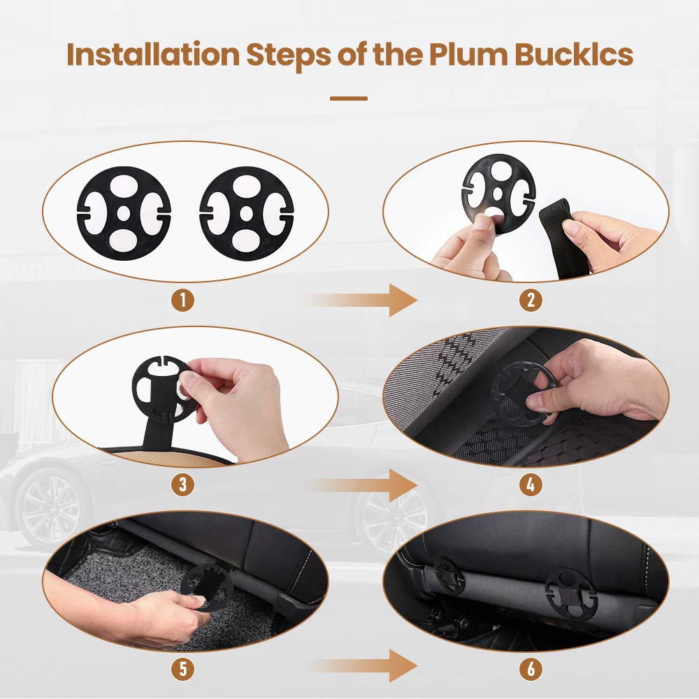 Tsumbay Car Seat Cushion Unique Mesh Fabric Pad Memory Foam Breathable Comfortable Soft Universal Home Office Seat Cushion