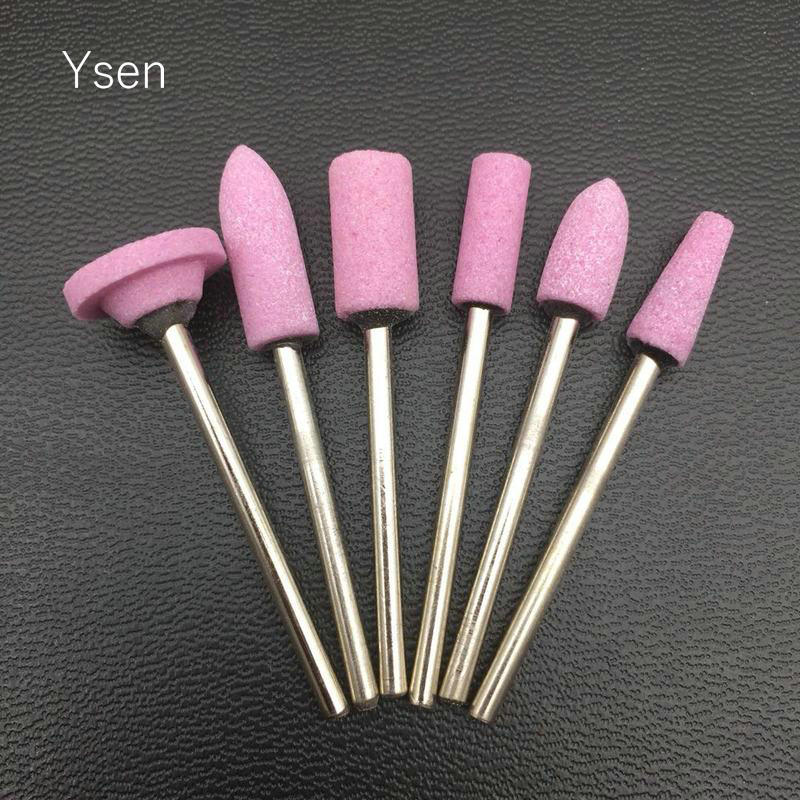 Brocas elétricas para unhas, pedra de cerâmica, 100, fresas, cortador para máquina de manicure, acessórios, brocas para unhas, pedicure, ferramentas