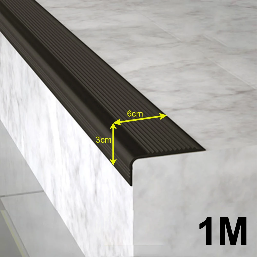 Protezione per bordi antiscivolo per scale impermeabile protezione per angoli per scale Anti-collisione adatta per rampa per scale bordo per Skateboard