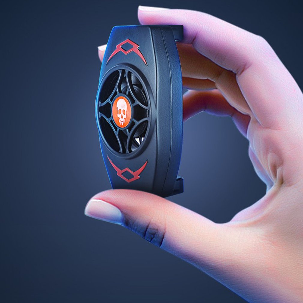 Cell Phone Cooler Portable Mobile Phone Radiator Phone Cooling Fan Dissipate Heat Cooling Phone Temperature For Gaming/Use Phone