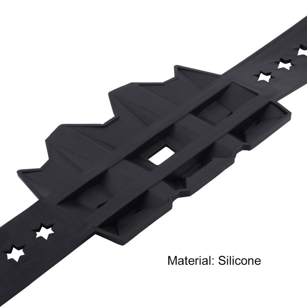 38.5cm x 4.5cm moto isolation thermique tuyau d'échappement protecteur couverture cercle avec 2 sangle de cravate résistant à la chaleur résistant à l'usure