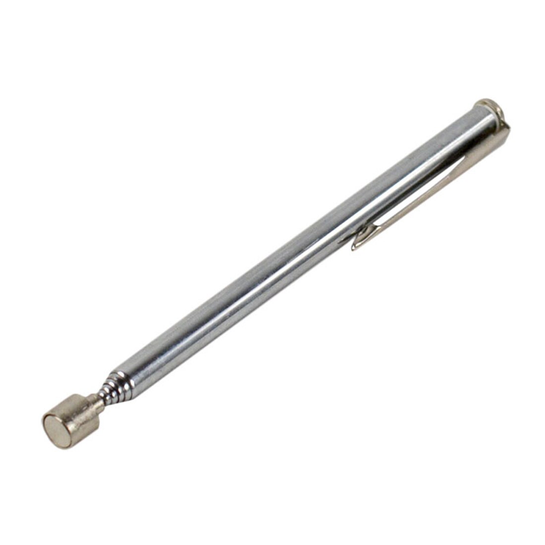 Portable Telescopic Easy Magnetic Pick Up Rod Stick Extending Magnet Handheld Tool Telescopic Magnetic Pick Up Pen: silver