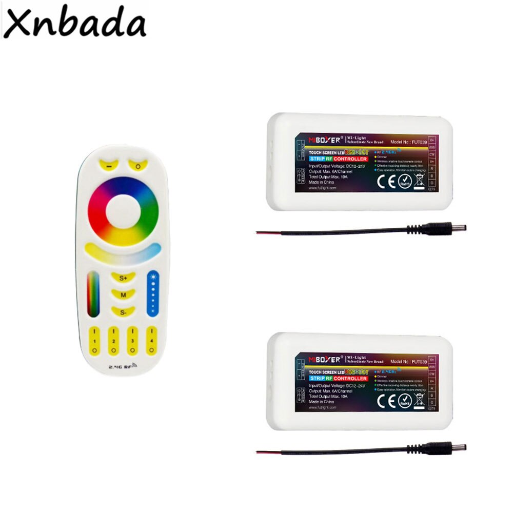 MiBoxer 2.4G RGB CCT Led Controller Milight RF RGBWW Touch Screen Remote Control For Led Strip Bulb Downlight