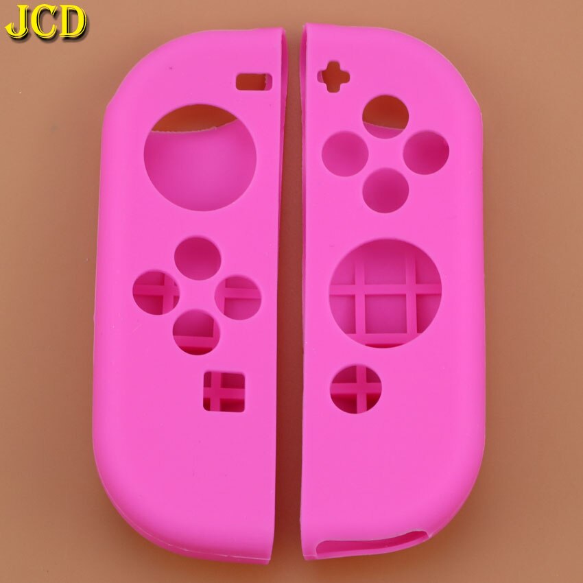 JCD 1Set Anti-Slip Silicone Soft Case For Switch NS Protective Cover Skin For Nintend Switch Joy-Con Controller Accessory: L-L