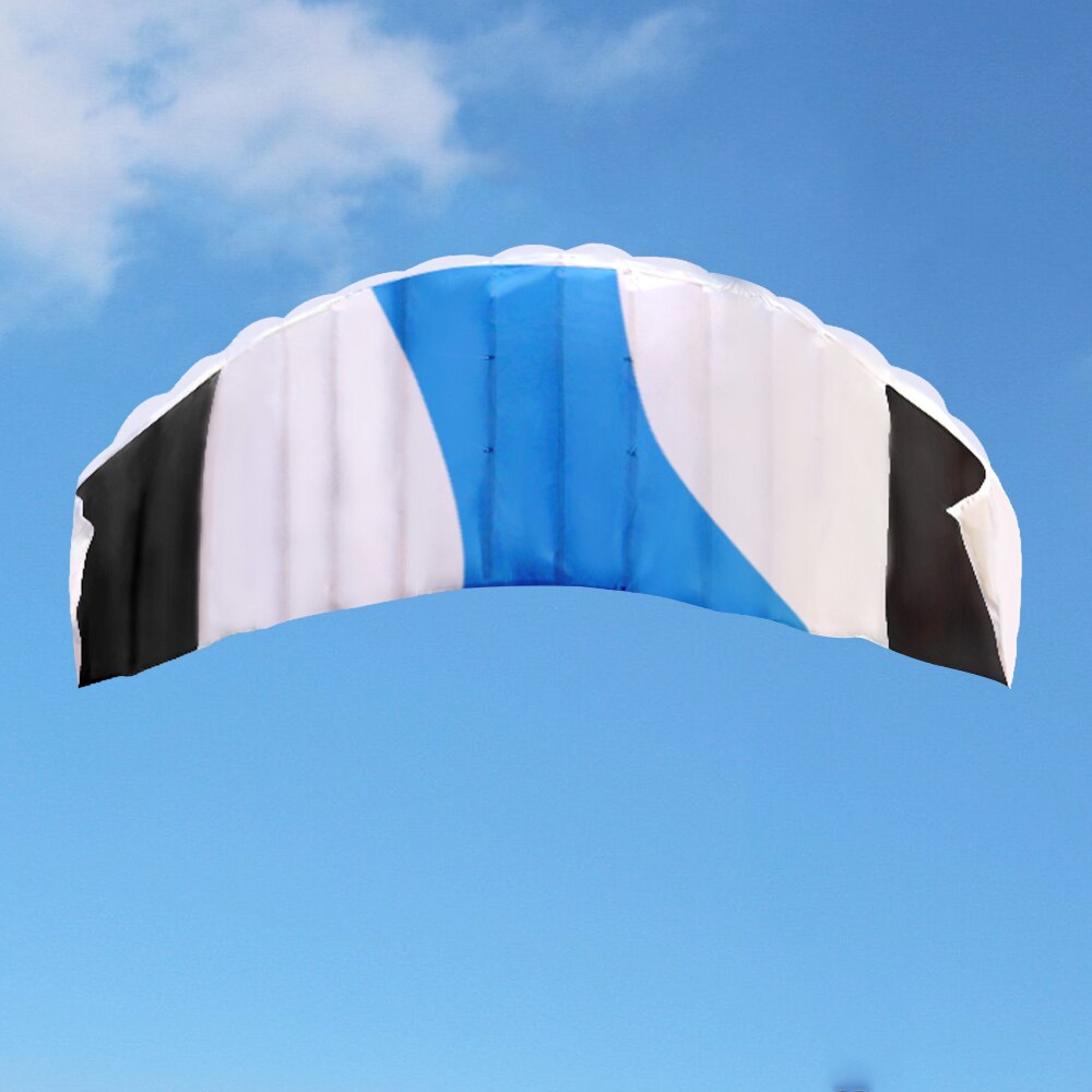 140x55cm Huge Parafoil Parachute Kite Sports Beach Kite Easy to Fly Frameless Soft Dual Line Stunt Parafoil Kite