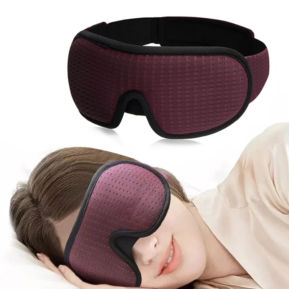 Eye mask for Sleeping Travel 3D Contoured Cup Blindfold Concave Molded Night Sleep Mask Block Out Light with women men