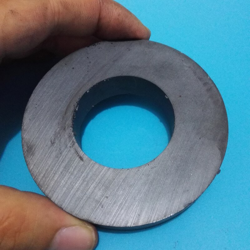 speaker magnets Dia 80*15mm hole 40mm work temperature -40 to +220 Celsius permanent ring ferrite magnet