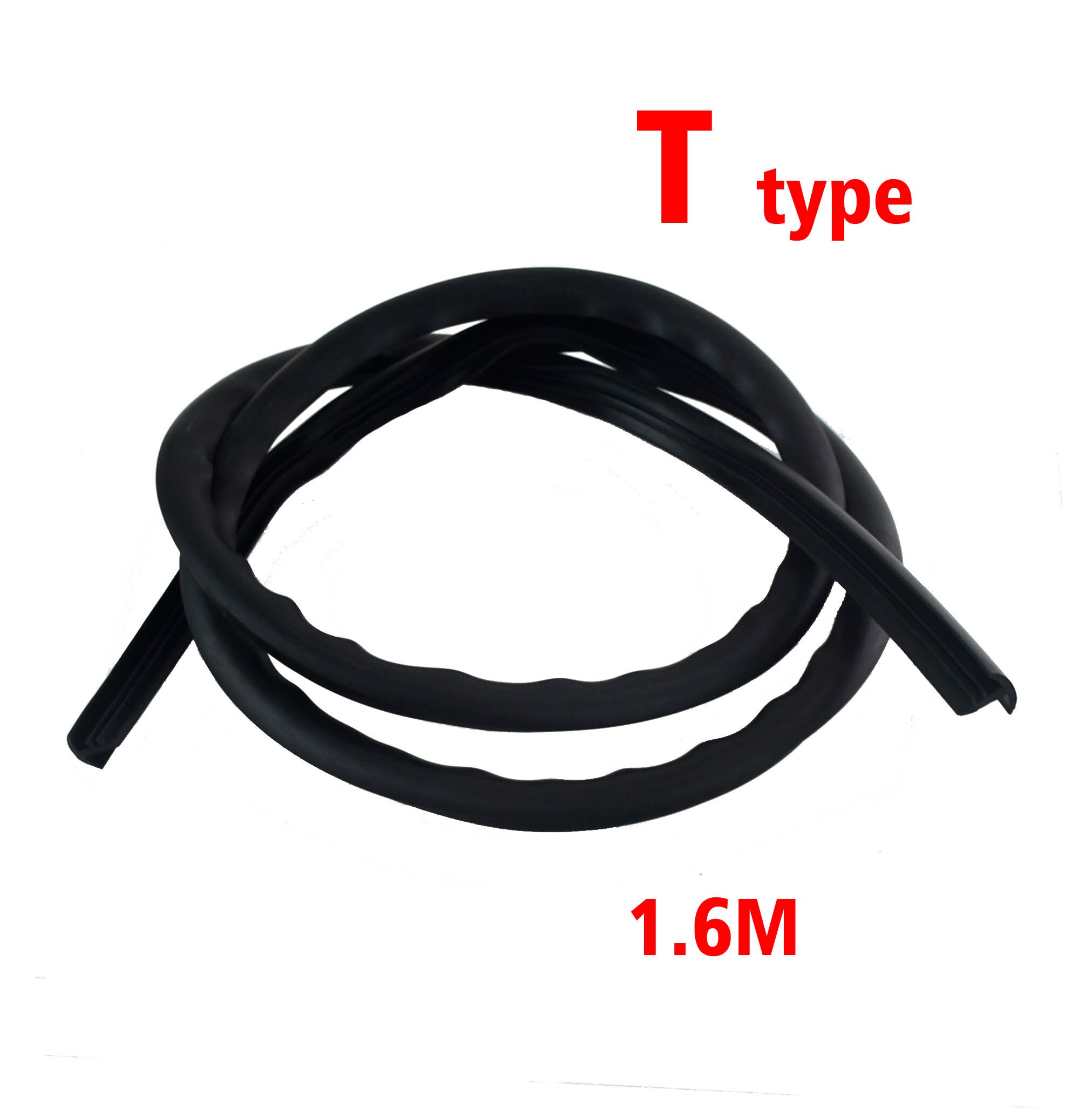 6 meter Kleine D Auto Geluidsisolatie Afdichting Rubber Strip Anti Noise Rubber 3m Plakband Auto Deur Afdichting: YELLOW