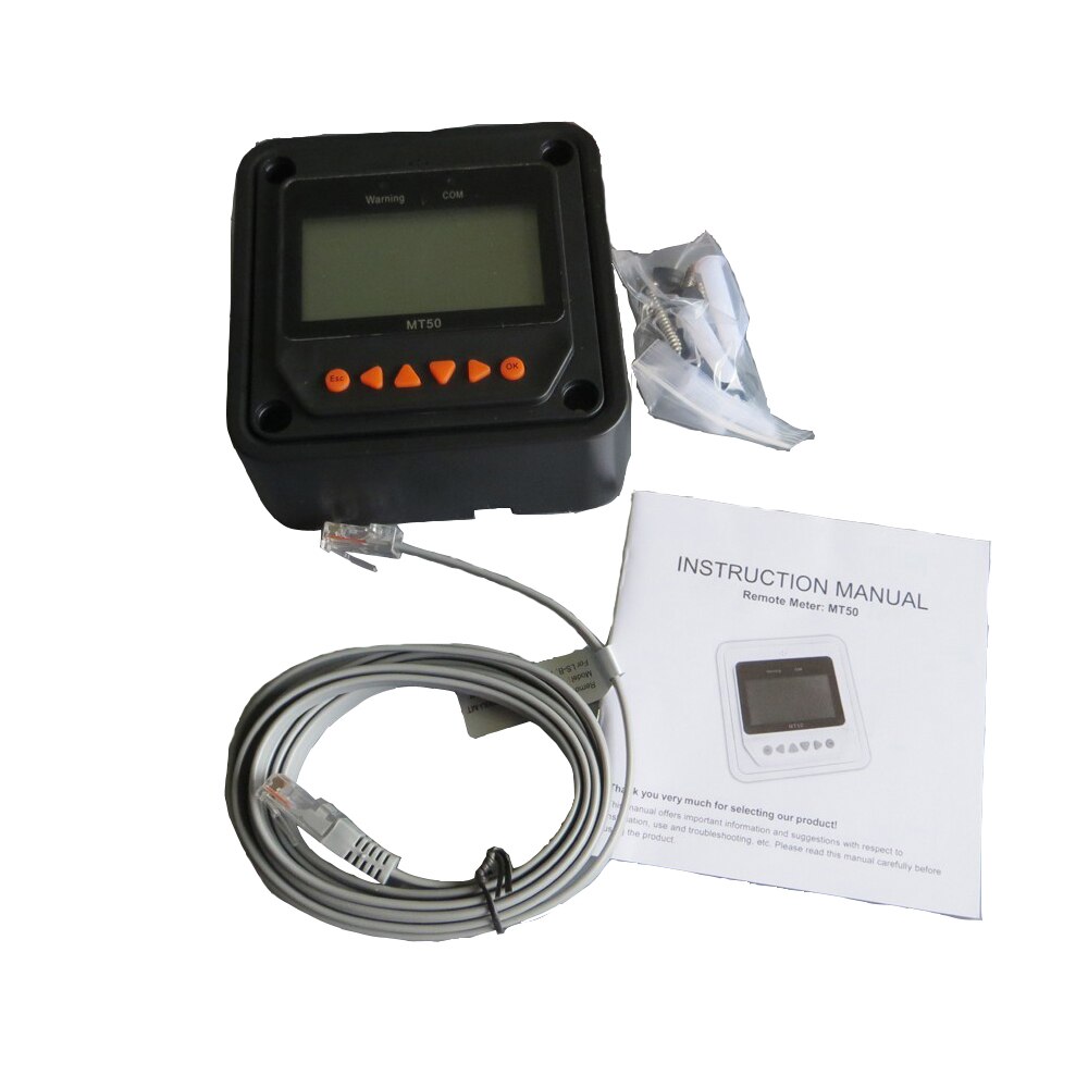 EPever-Pantalla remota MT50 para tracer-an tracer-bn TRIRON XTRA Series regulador Solar MPPT y VS-BN, regulador EPSOLAR PWM