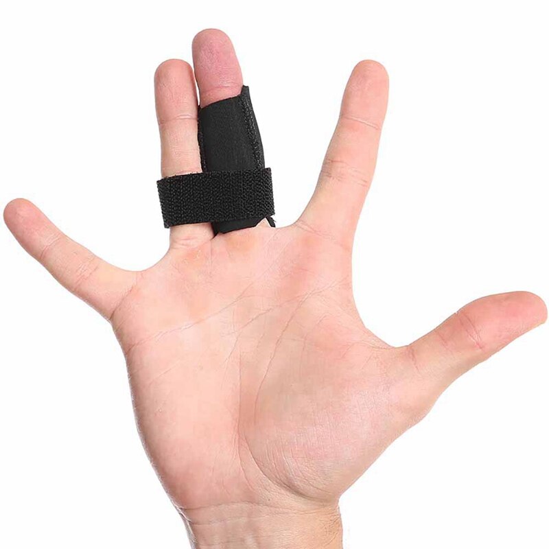 Finger splint wrap andas tvättbara halkfria fingrar skydd bandage skyddande täck ärm hängslen stöd finger