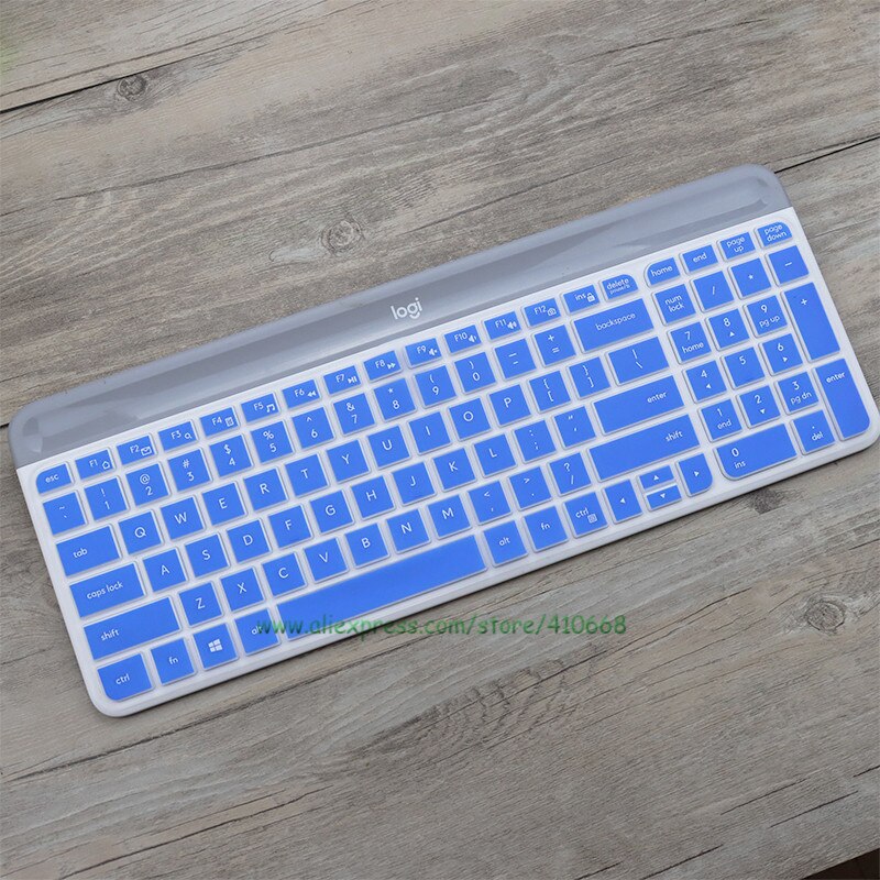 For Logitech MK470 K580 Slim Wireless Keyboard Silicone Dustproof Wireless Desktop keyboard Cover Skin Protector K580 MK 470