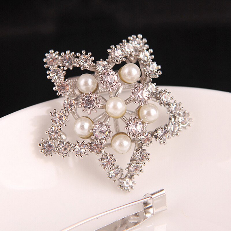 1 Pcs Vrouwen Vlinder Bloem Rhinestone Crystal Sjaals Clip Sjaal Gesp Charmante Vrouwelijke Sieraden Accessoires: 22