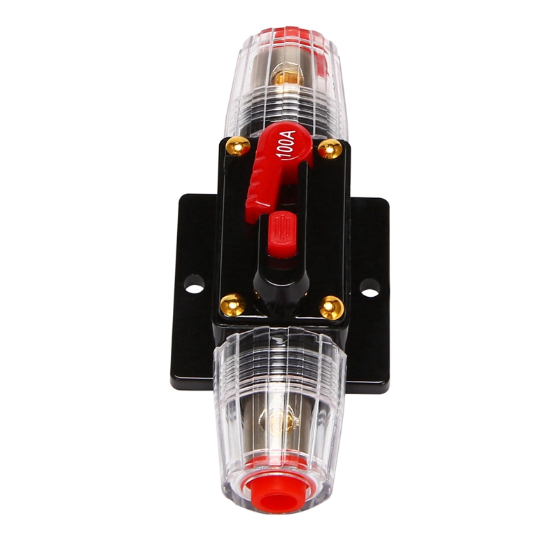 3X 12V-24V Inline Auto Circuit Breaker 100A Handmatige Reset Schakelaar Car Audio Zekering