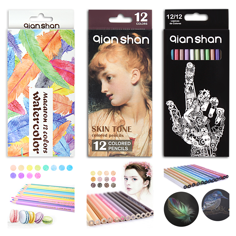 3sets Oil Colored Pencils Set Beginner Artist Kit ... – Vicedeal
