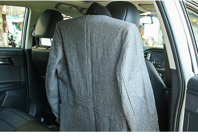 0.45kg ! bilbøjle påklædningsstativ nakkestøtte sæde metal rustfrit pelsbøjle tøjjakke passer til skjorterholder
