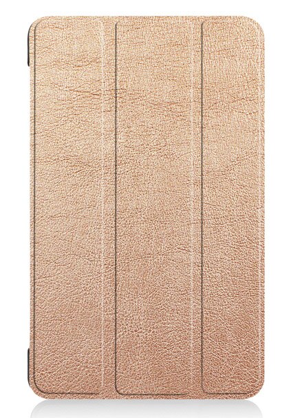 For Qua Tab QZ10 Protective Case Bag Cover 3 Folds Stand Shell for QuaTab QZ 10 10.1" Guard Holder Protector ShockProofSleeve: Gold