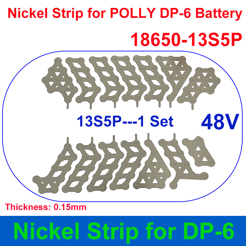 Nickel Strip For Polly DP Battery 36V 48V 52V 10S 13S 14S Thickness 0.15mm for DIY DP-6 DP-9 DP-2170-5C E-Bike Battery Pack: Brown
