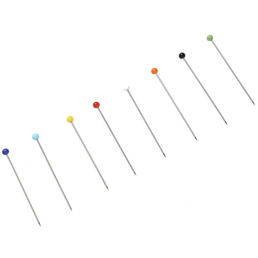 CNIM 250 Stuks Naaien Pinnen Bal Glas Head Pins Rechte Quilten Pins Voor Naaister Sieraden Decoratie