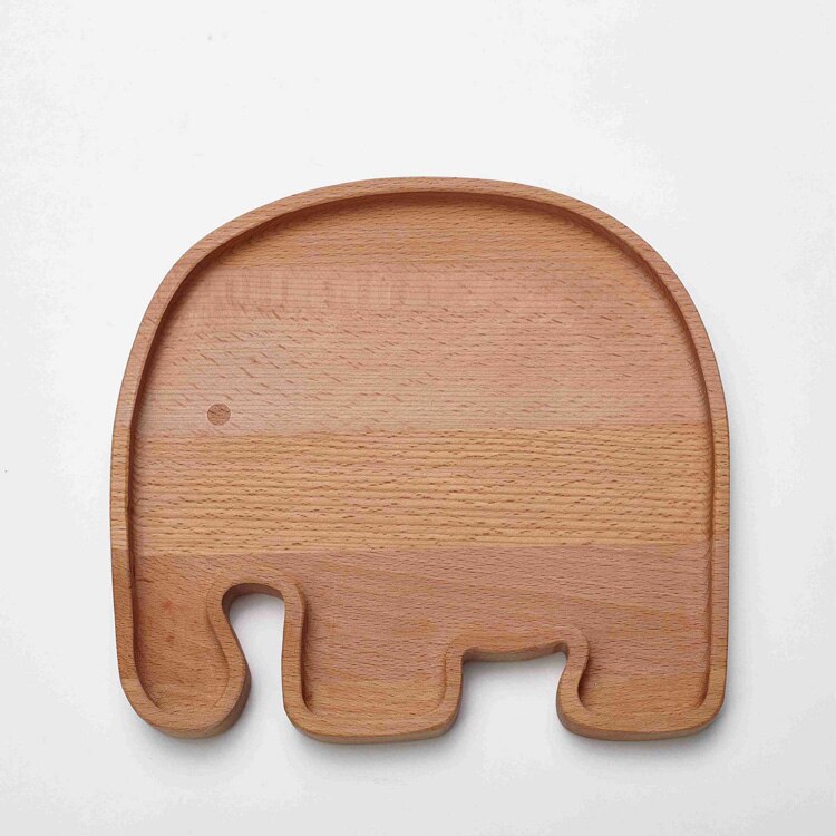 Plato de comida de bebé de madera, Platos de alimentación de bebé Prato, juego de Platos de alimentación para niños, juegos de vajilla para niños, cuenco, bandeja para Decoración: C