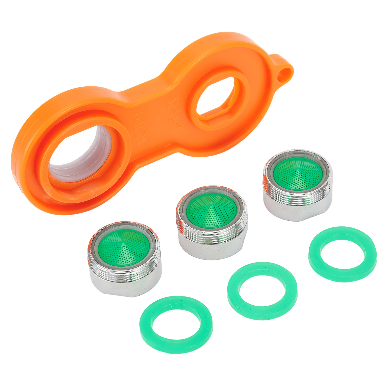 10 Stuks Waterbesparende Kranen Beluchter Vervangbare Filter Gemengde Nozzle M24 24 Mm Draad Badkamer Kraan Waskolf Accessoires