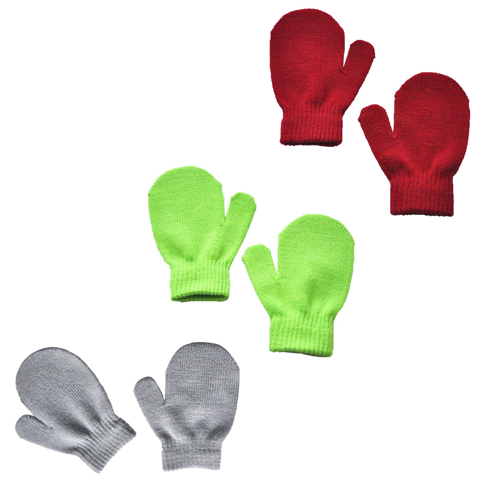 3 Pairs Warming Infant Baby Cute Lovely Knit Mittens Girls Boys Of Winter Windproof Gloves baby accessories перчатки: D